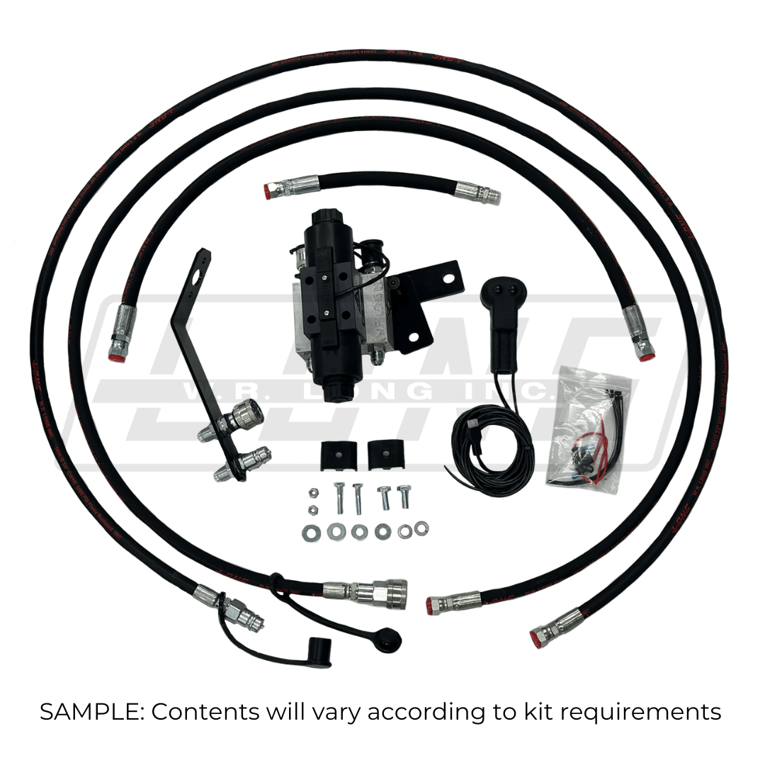 Third function valve kit for John Deere 542 on 25 Series Flat Deck or Cab Tractors